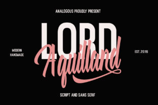 Aquilland: A Contemporary Script Font for Brand Identity