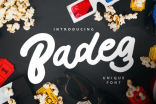 Badeg: A Chunky Script Font for Web Design