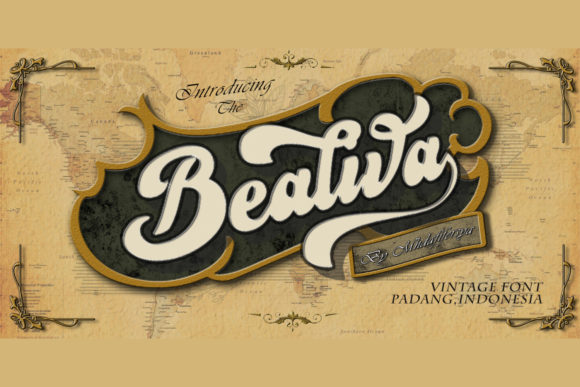Bealiva: A Bold Vintage Script Font for Brand Identity