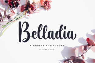Belladia: A Modern Script Font for Handmade Creators