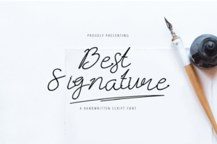 Best Signature: A Premium Script Font for Makers