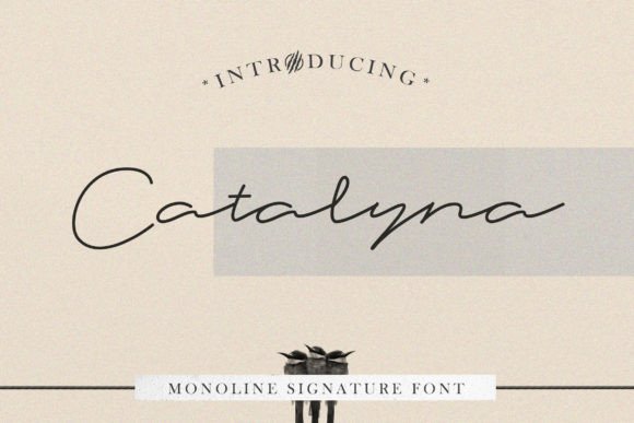 Catalyna: A Sweet Script Font for Campaigns