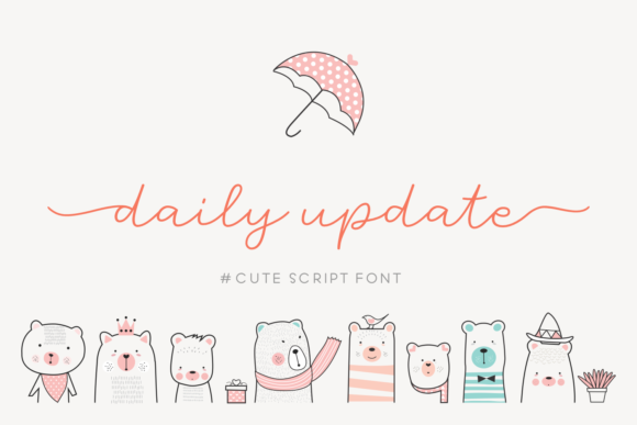 Daily Update: A Charming Script Font for Editorial Design