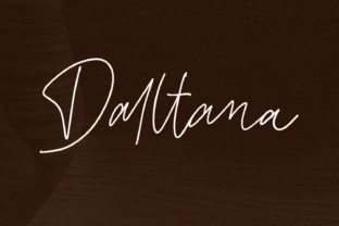 Daltana: A Modern Script Font for Digital Brands