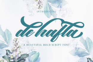 De Hafla: A Bold Script Typeface for Web Design