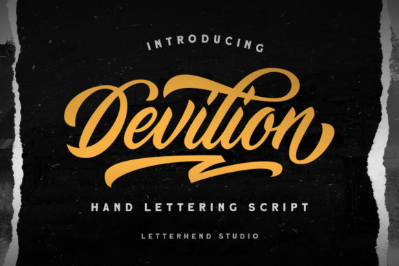 Devilion: A Bold Script Font for Web Design