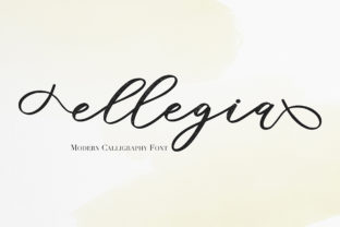 Ellegia: A Romantic Handwritten Font for Crafters