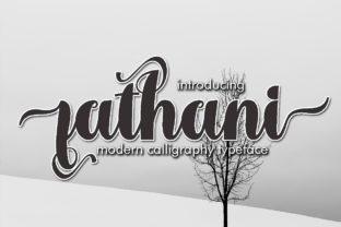 Fathani: A Modern Script Font for Web Design