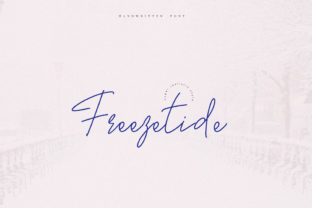 Freezetide: The Script Font for Bold Campaigns