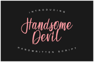 Handsome Devil: A Fresh Handmade Calligraphy Font