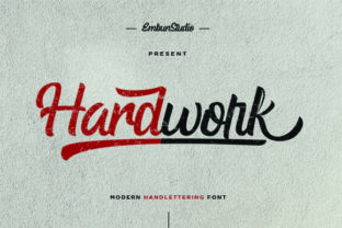 Hardwork: A Bold Script Font for Marketers