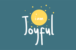 I Am Joyful: A Handwritten Font for Web Design