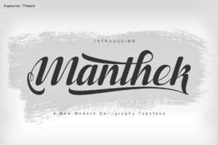 Manthek: A Premium Script Font for Campaigns