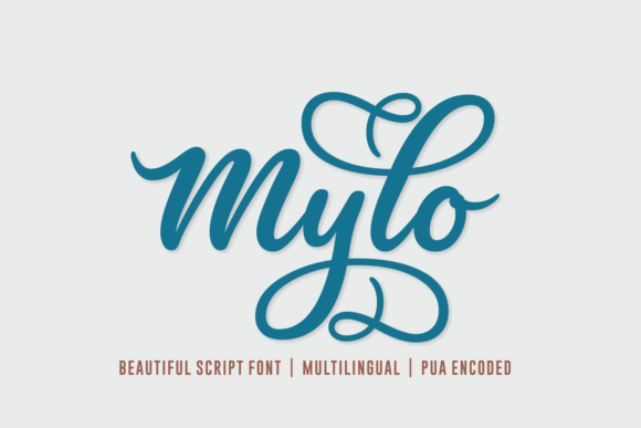 Mylo: A Modern Script Font for Web Design