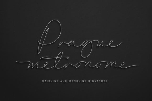 Prague Metronome: A Premium Script Font for Brand Identity