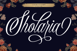 Sholaria: A Luxurious Script Font for Web Design