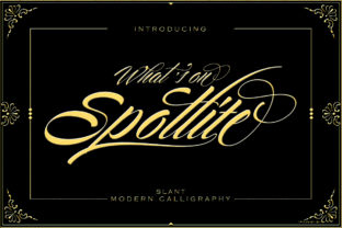 Spotlite Slant: A Sophisticated Handwritten Font for Crafters