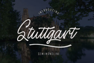 Stuttgart: A Premium Script Font for Editorial Design