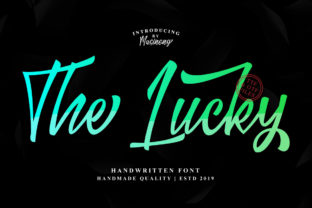 The Lucky: A Dazzling Script Font for Crafters