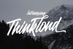 Thinkloud: A Radiating Script Font for Modern Web Design