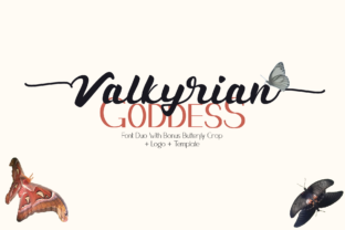 Valkyrian Goddess Duo: A Premium Script Typeface for Editors