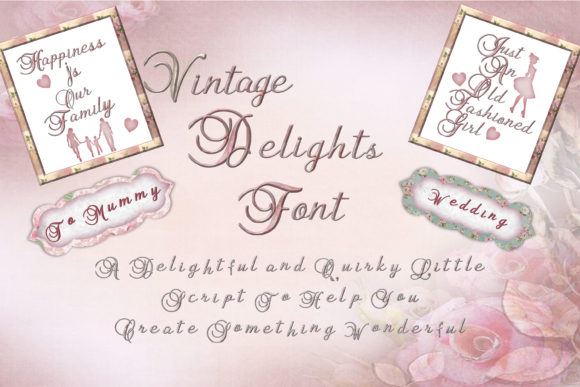 Vintage Delights: A Quirky Font for Campaigns