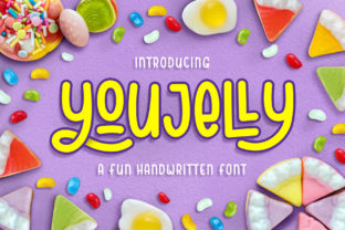 Youjelly: A Whimsical Handwritten Font for Editors